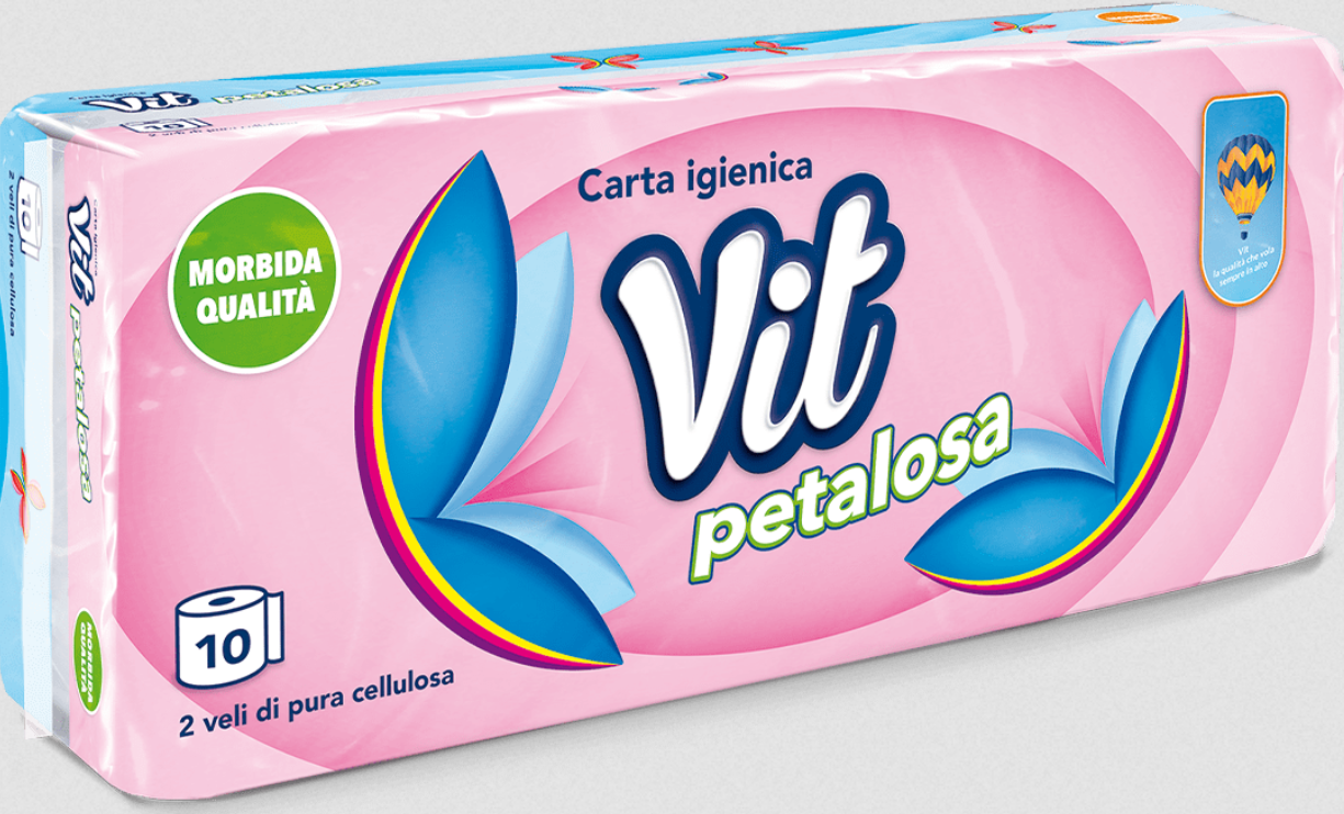 Carta igienica Vit Petalosa - morbida qualità