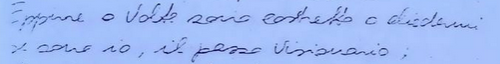 Dettaglio dal tema di Vasco Rossi con la frase “Eppure a volte sono costretto a chiedermi se sono io, il pazzo visionario”